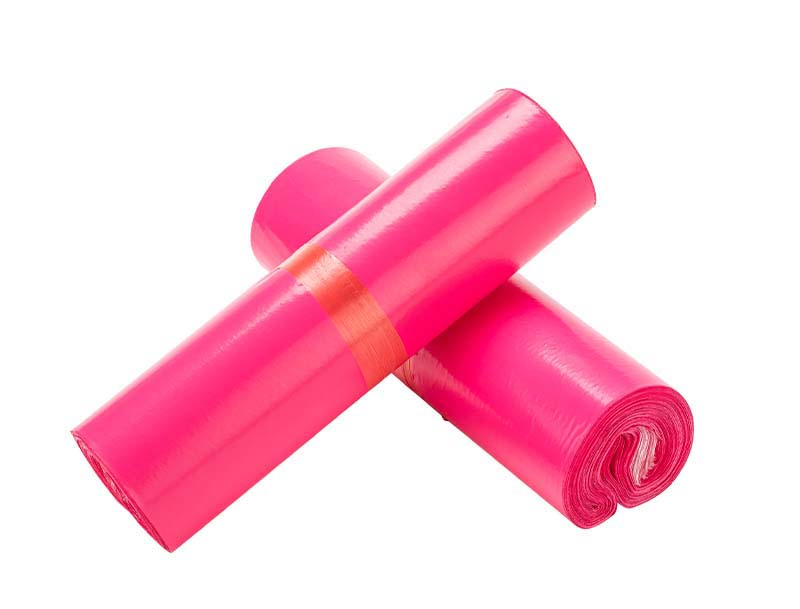 荥经玫红色快递袋-02